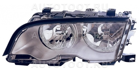 Фара левая (с электрокорректором, внутри хром) -   для BMW 3SERIES