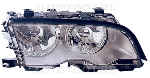 Фара правая (с электрокорректором, внутри хром) -   для BMW 3SERIES