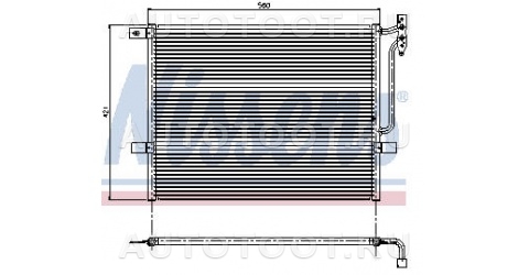 Радиатор кондиционера -   для BMW 3SERIES