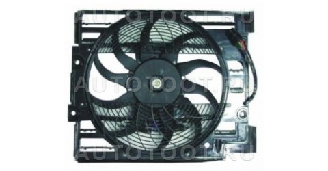 Диффузор радиатора кондиционера в сборе (мотор+рамка+вентилятор) -   для BMW 5SERIES