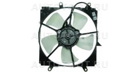 Диффузор радиатора охлаждения в сборе (мотор+рамка+вентилятор, AT) - STTY452010 SAT для TOYOTA CARINA E