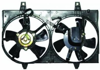 Диффузор радиатора в сборе (мотор+рамка+вентилятор)