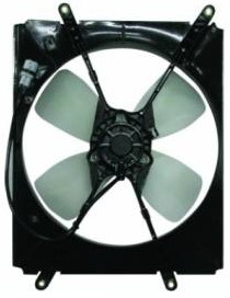 Мотор+вентилятор радиатора охлаждения (с корпусом)