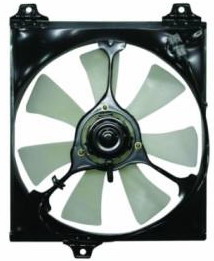 Мотор+вентилятор радиатора охлаждения правый (3 6 цил. c с корпусом)