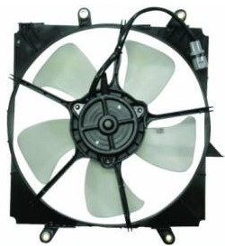Диффузор радиатора охлаждения в сборе (мотор+рамка+вентилятор, AT)