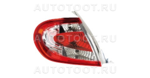 Фонарь задний левый+правый (комплект, тюнинг, красный-тонированный, диодный) -  для DODGE NEON