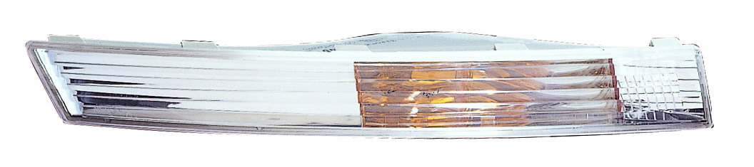 Указатель поворота нижний левый в бампер (белый)
