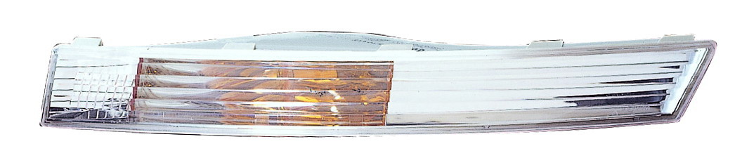 Указатель поворота нижний правый в бампер (белый)