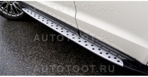 Порог-подножка левый+правый (комплект, BMW STYLE) -   для HYUNDAI SANTA FE