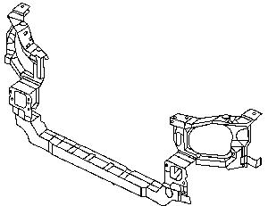 Рамка радиатора (нижняя часть)