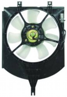 Диффузор радиатора охлаждения в сборе (мотор+вентилятор)
