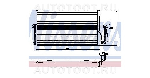 Радиатор кондиционера - LRAC2162 LUZAR для OPEL VECTRA