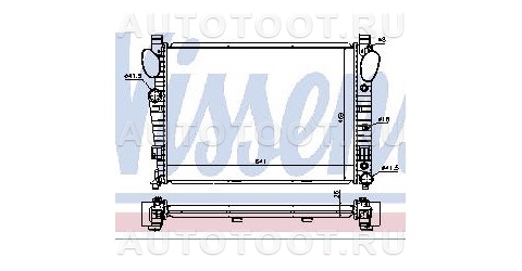 Радиатор охлаждения (98-99) - 2403 TYC (SIGNEDA) для MERCEDES S-CLASS