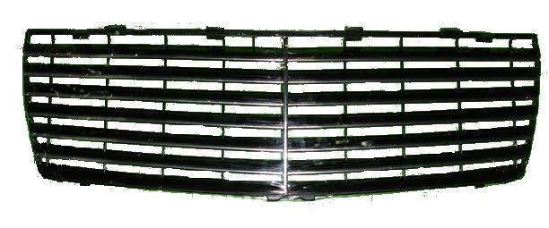Решетка радиатора (без рамки, черная-хром)